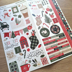 Simple Stories Mistletoe & Holly Collection Kit 30x30cm