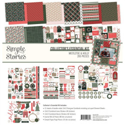 Simple Stories Mistletoe & Holly Collectors Essential Kit