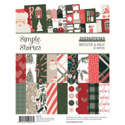 Simple Stories Simple Vintage Old-Fashioned Christmas Paper Pad 15x20cm