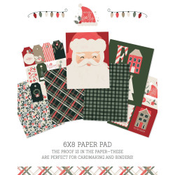 Simple Stories Simple Vintage Old-Fashioned Christmas Paper Pad 15x20cm