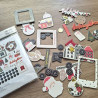 Simple Stories Mistletoe & Holly Chipboard Pieces 66pz