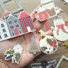 Simple Stories Mistletoe & Holly Chipboard Pieces 66pz