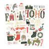 Simple Stories Mistletoe & Holly Foam Stickers 61pz