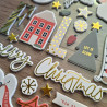 Simple Stories Mistletoe & Holly Foam Stickers 61pz