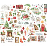 Simple Stories Simple Vintage Evergreen Memories Bits & Pieces 82pz