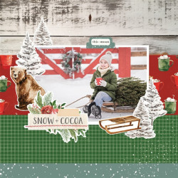 Simple Stories Simple Vintage Evergreen Memories Bits & Pieces 82pz