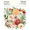Simple Stories Simple Vintage Evergreen Memories FLORAL Bits & Pieces 42pz
