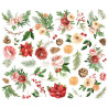 Simple Stories Simple Vintage Evergreen Memories FLORAL Bits & Pieces 42pz