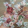Simple Stories Simple Vintage Evergreen Memories FLORAL Bits & Pieces 42pz