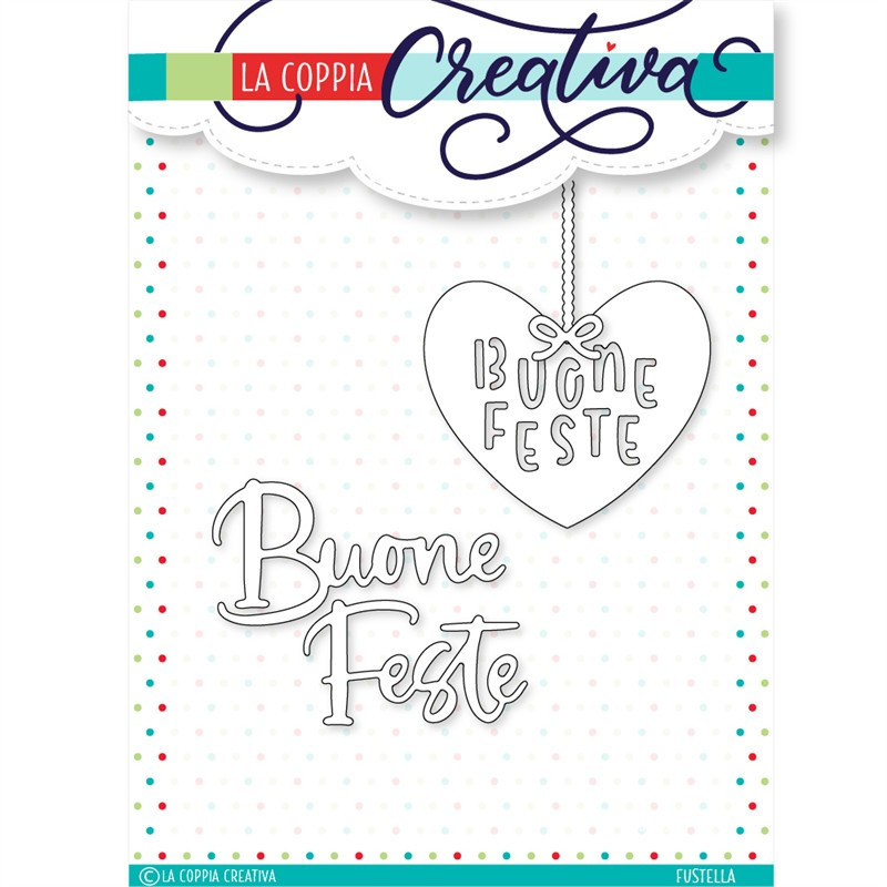 La Coppia Creativa Fustelle BUONE FESTE 3