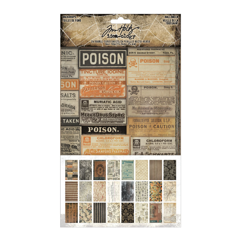 Idea-ology Tim Holtz Halloween Backdrops