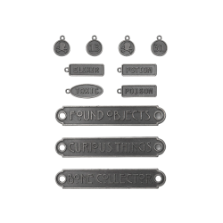 Idea-ology Tim Holtz Halloween Word Plaques + Tags