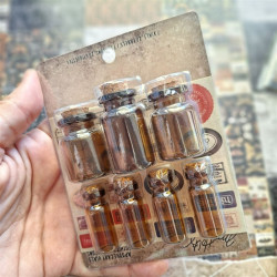 Idea-ology Tim Holtz Halloween Apothecary Vials 7pz