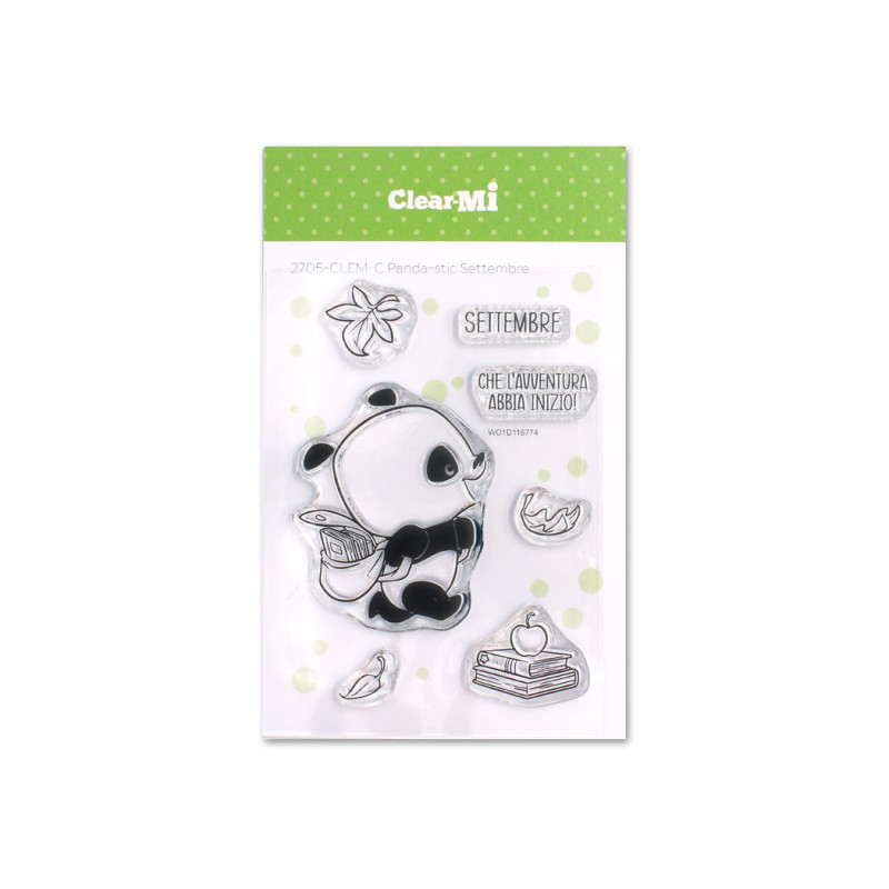 Timbro Clear-Mi 2705-CLEM-C Panda-stic Settembre