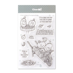 Timbro Clear-Mi 2736-CLEM-D Pumpinks Smile