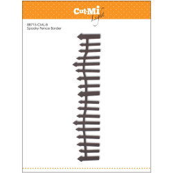 Fustelle Cut-Mi 88715-CML-B Spooky Fence Border