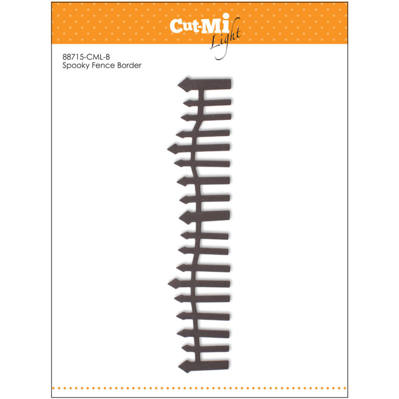 Fustelle Cut-Mi 88715-CML-B Spooky Fence Border