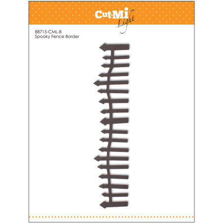 Fustelle Cut-Mi 88715-CML-B Spooky Fence Border