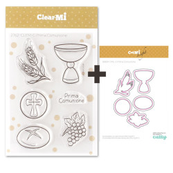 SET Fustelle Cut-Mi 88691-CML-C e Timbro 2762-CLEM-C Prima Comunione