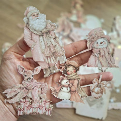 Prima Marketing Christmas Blush Ephemera Frosty Memories by Frank Garcia 100pz