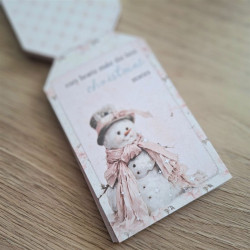 Prima Marketing Christmas Blush Tag Pad by Frank Garcia