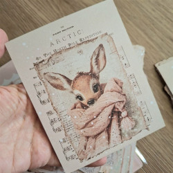 Prima Marketing Christmas Blush Ephemera Junk Journal Kit by Frank Garcia 76pz