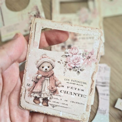 Prima Marketing Christmas Blush Ephemera Frosty Frames by Frank Garcia 76pz