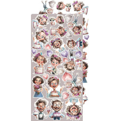 Craft o' Clock It’s My Party Extras to Cut Set – Flowers & More 15,75x30,5cm