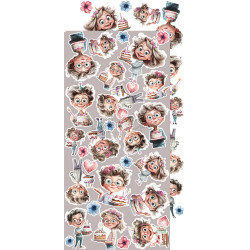 Craft o' Clock It’s My Party Extras to Cut Set – Flowers & More 15,75x30,5cm