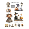 Spellbinders Simply Halloween Rub-On Sheets Tricks & Treats