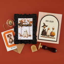 Spellbinders Simply Halloween Rub-On Sheets Tricks & Treats