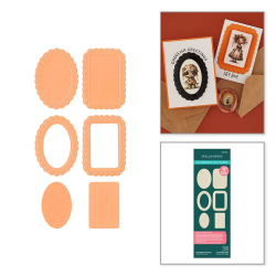 Spellbinders Simply Halloween 3D Emboss & Cut Folder Scalloped Frames