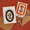 Spellbinders Simply Halloween 3D Emboss & Cut Folder Scalloped Frames