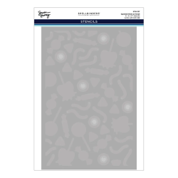 Spellbinders Trick or Treat 3D Embossing Folder & Stencil BUNDLE by Simon Hurley