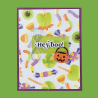 Spellbinders Trick or Treat 3D Embossing Folder & Stencil BUNDLE by Simon Hurley