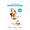 Spellbinders Halloween Felt Stitch & Create Felt Etched Dies Patchwork Boo by Nichol Spohr