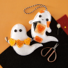 Spellbinders Halloween Felt Stitch & Create Felt Etched Dies Patchwork Boo by Nichol Spohr