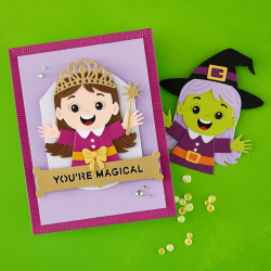 Raddoppia il divertimento di Halloween con le fustelle "Wickedly Sweet" di Simon Hurley.