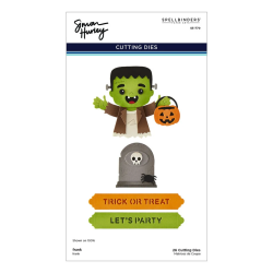 Spellbinders Halloween Hugs Etched Dies Frank by Simon Hurley