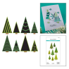 Spellbinders Snowflake Kisses Stamp & Die Set Infinity Trees by Lisa Horton
