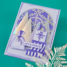 Spellbinders Snowflake Kisses Stamp & Die Set Infinity Trees by Lisa Horton