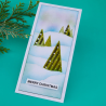 Spellbinders Snowflake Kisses Stamp & Die Set Infinity Trees by Lisa Horton