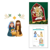 Spellbinders Bibi's Little Blessings Etched Dies Nativity Blessings by Bibi Cameron