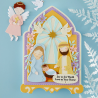 Spellbinders Bibi's Little Blessings Etched Dies Nativity Blessings by Bibi Cameron