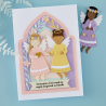 Spellbinders Bibi's Little Blessings Etched Dies Blessing Angels by Bibi Cameron
