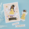 Spellbinders Bibi's Little Blessings Etched Dies Blessing Angels by Bibi Cameron