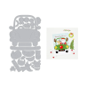 HERO ARTS Whimsical Wheels Die Set Beep Beep