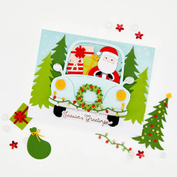 HERO ARTS Whimsical Wheels Die Set Beep Beep