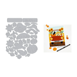 HERO ARTS Whimsical Wheels Die Set Beep Beep Leaf Peeper