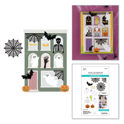 Spellbinders Halloween City Holiday Etched Dies Decorations by Yana Smakula